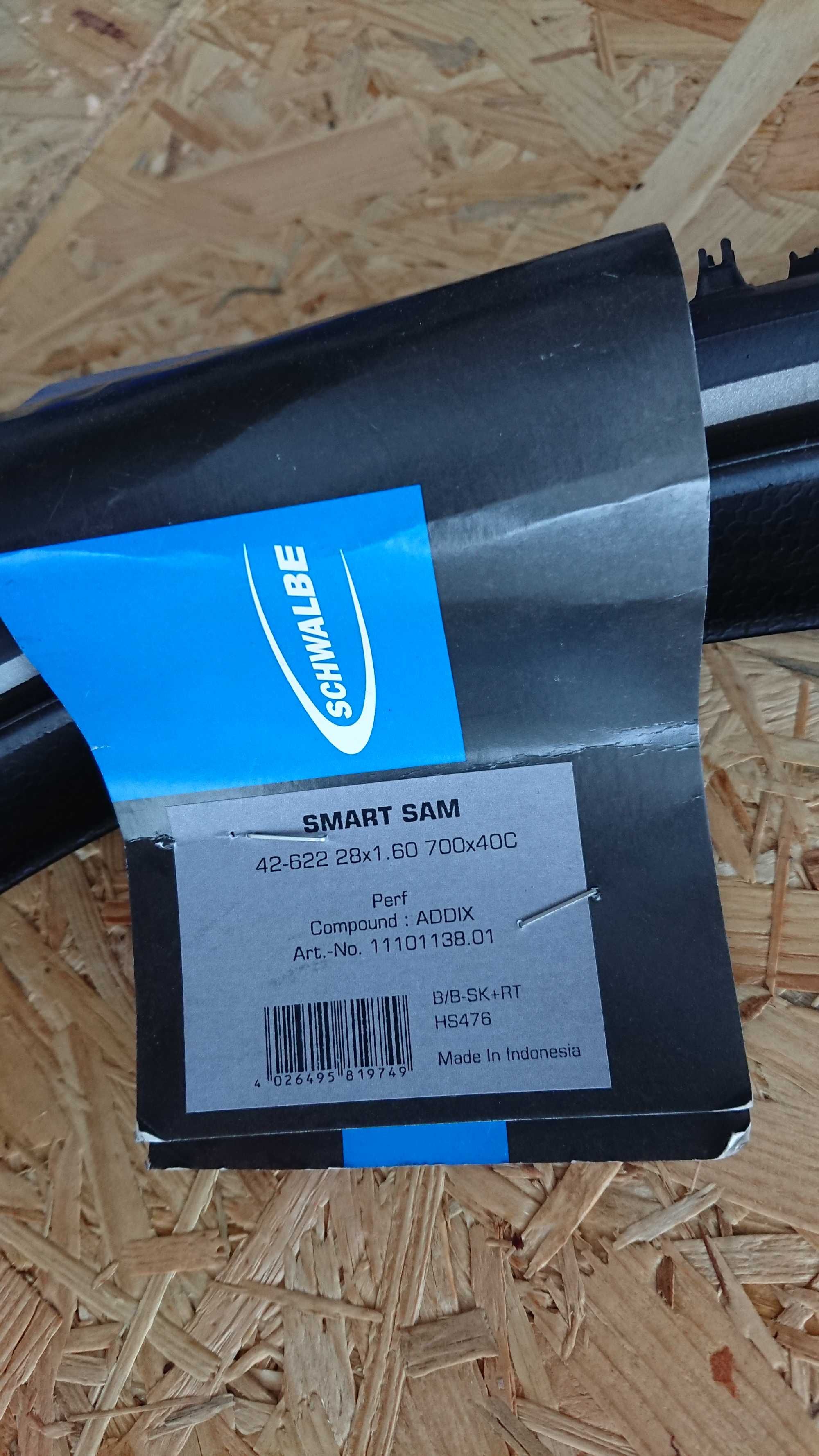 Opona MTB/gravel Schwalbe Smart Sam 28x1,6/700x40C refleks NOWA