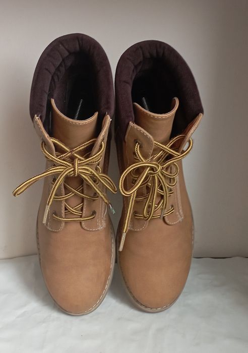 Trapery damskie botki marki Land Rover rozmiar:39 brązowe