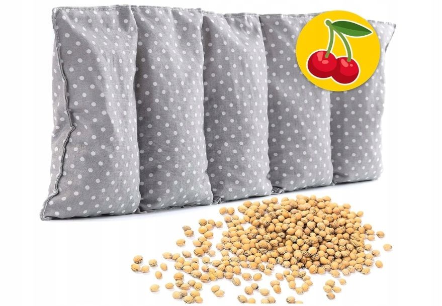 Termofor z pestkami wiśni – poduszka grzewcza i chłodząca 55×20 cm