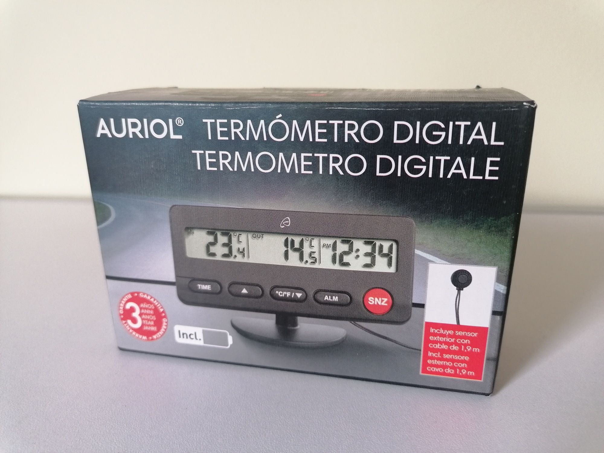 Auriol® Termómetro Digital para automóvel