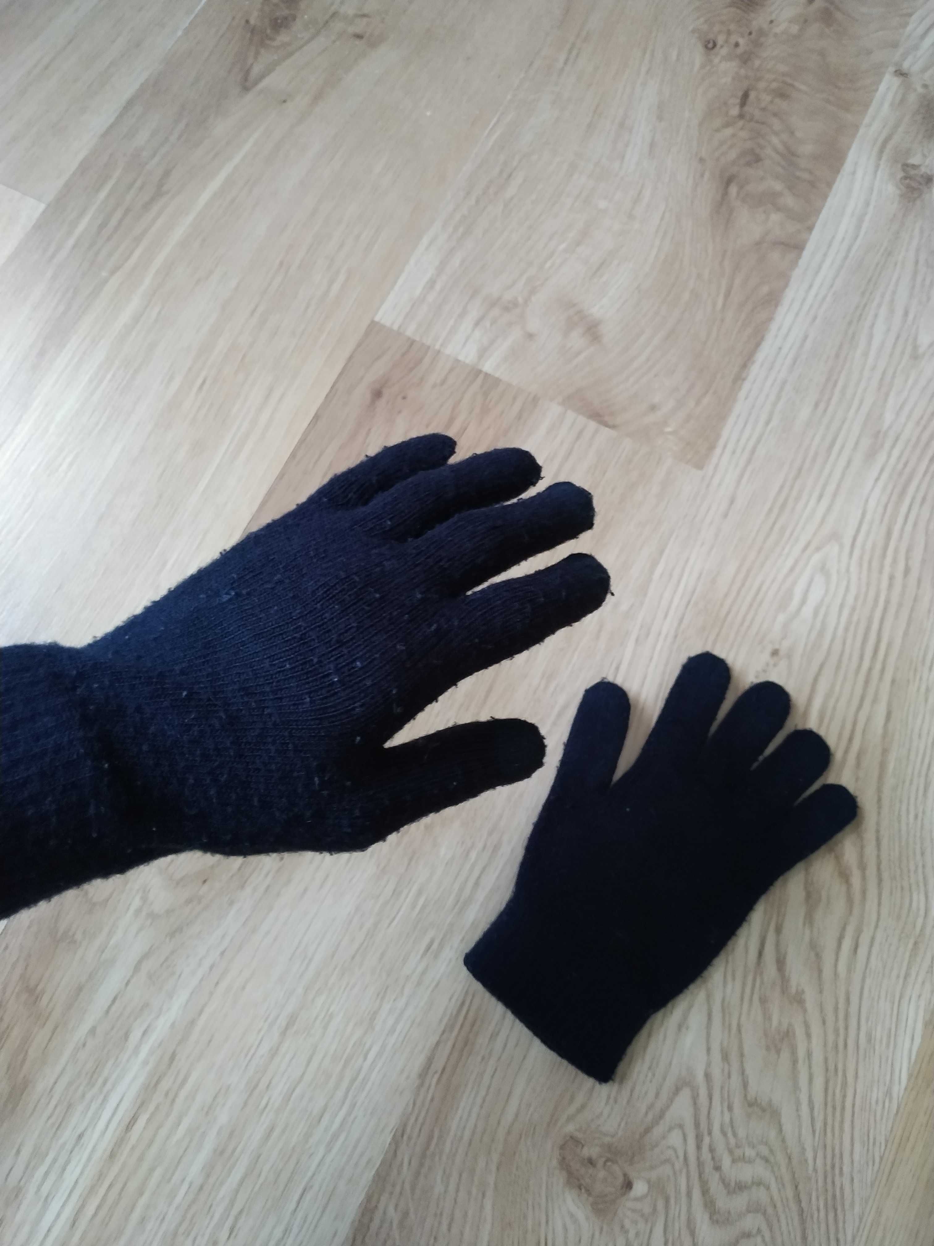 Czarne Rękawiczki Chłopięce Unisex H&M Rozmiar One Size