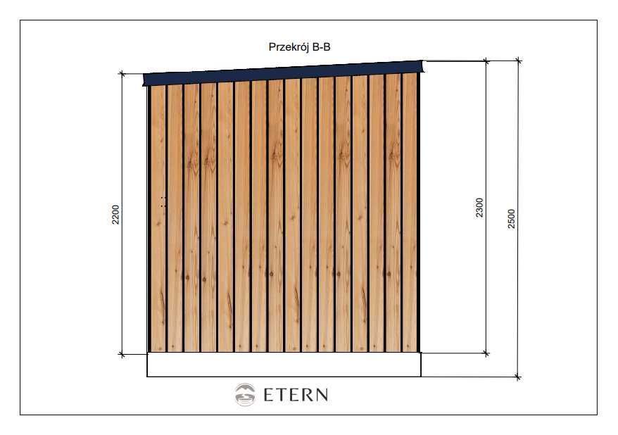 Nowoczesna sauna ogrodowa 220x220 – projekt, producent / Andrychów