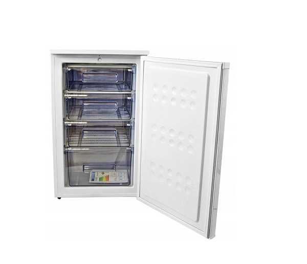 Mała zamrażarka szufladowa BD-100 85L 4 Szuflady 41dB 85cm Biała