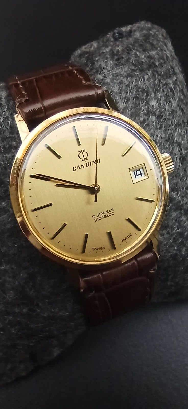 Złoty zegarek Candino