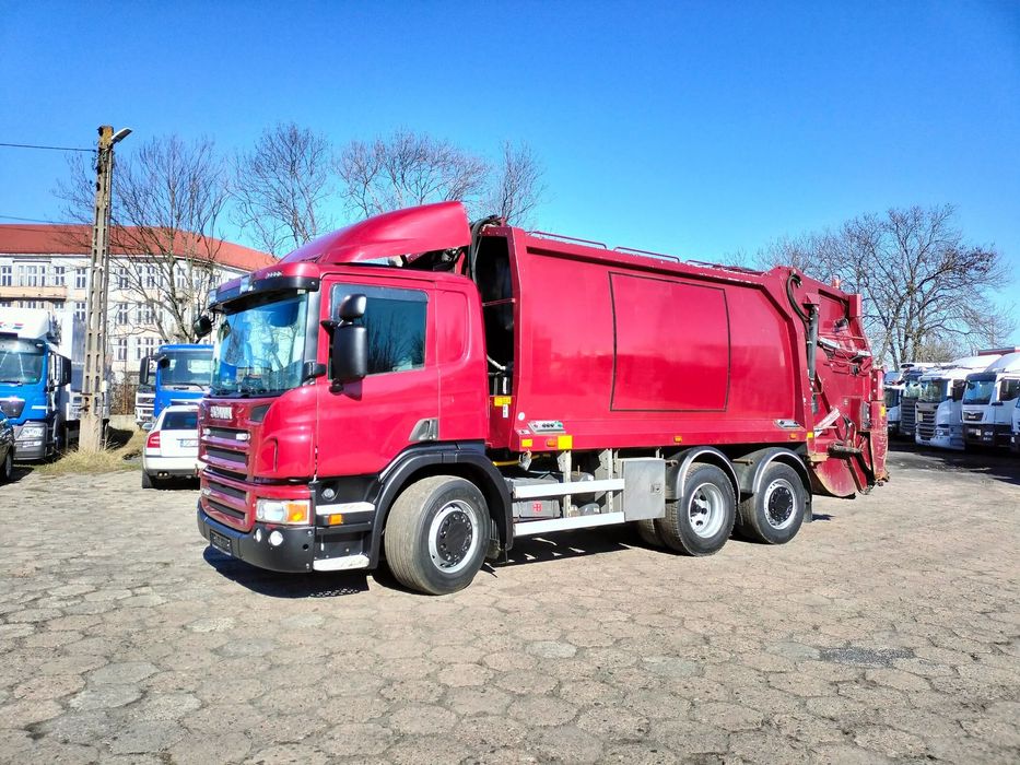 Scania P400  6x2 ŚMIECIARKA NORBA sprowadzona
