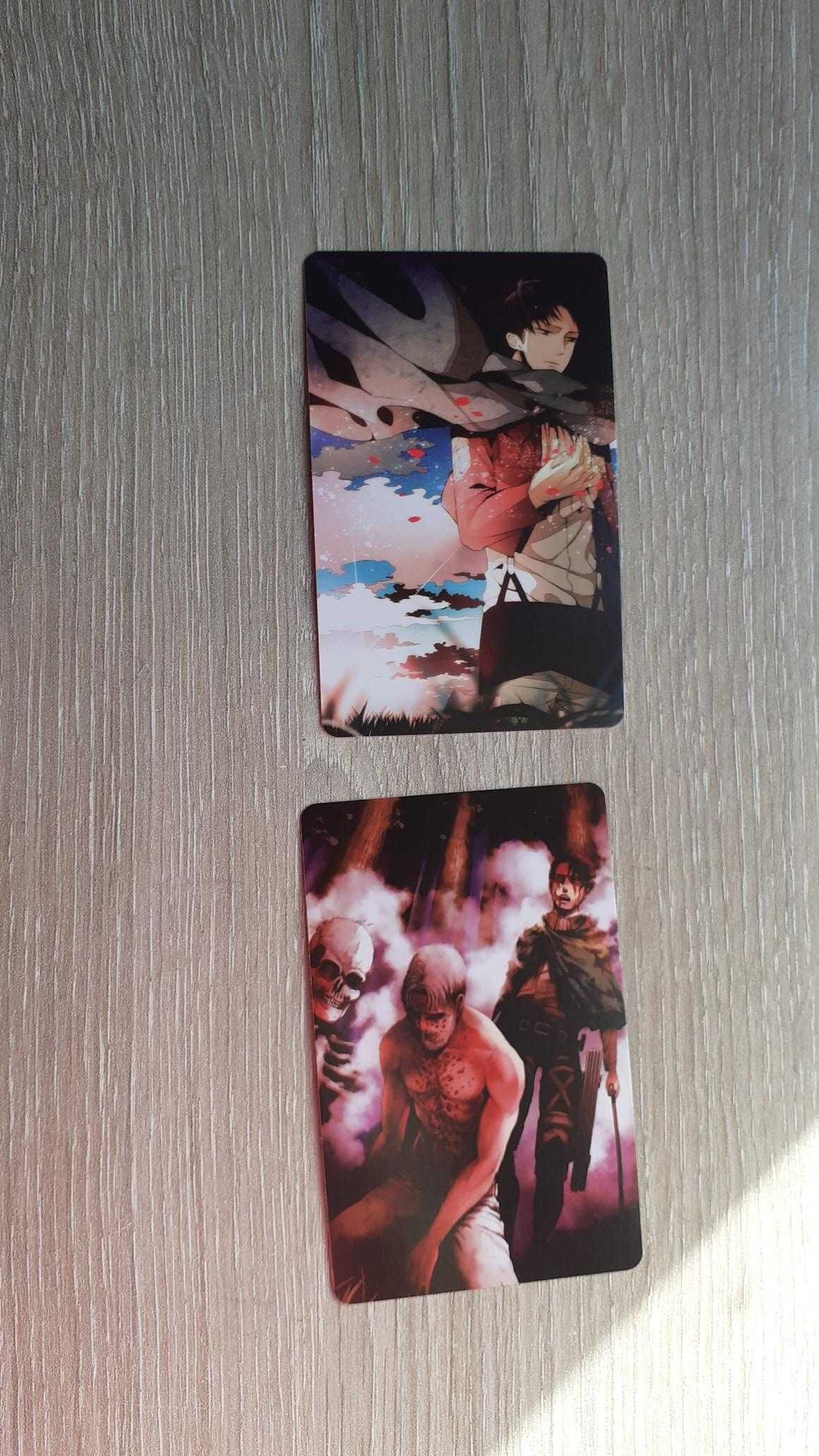 Cartas do anime Attack on titan (shingeki no kyojin)