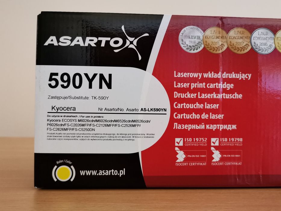 Zamiennik Toner Asarto do Kyocera 590YN | TK-590Y | 5000 str. |