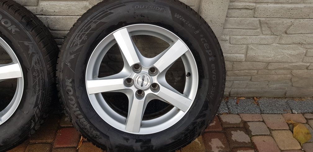 Alufelgi ENZO 16" 5x112 z oponami zimowymi