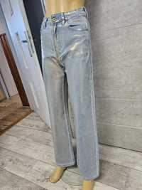 Nowe spodnie jeansowe straight dzwony Redial Jeans Paris rozm S