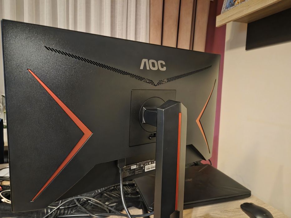 Monitor AOC 24 cale uszkodzona matryca