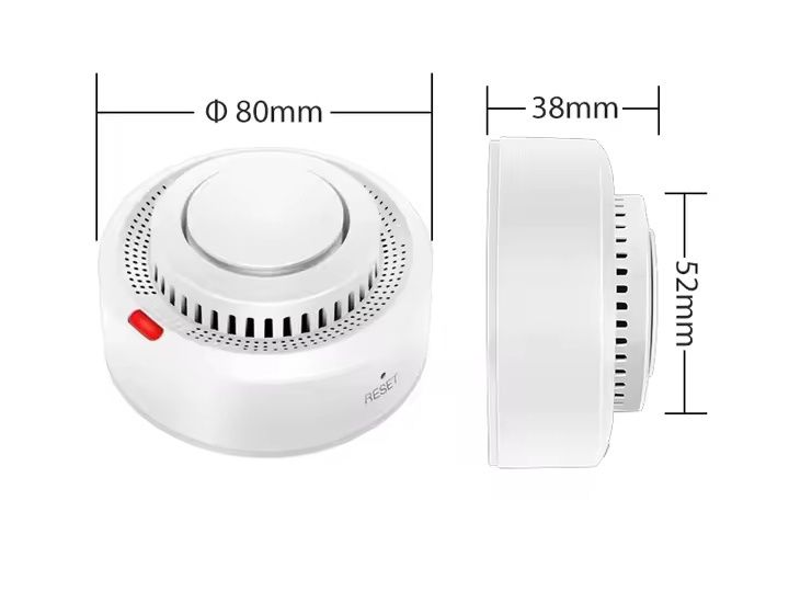 Смарт-датчик дыма Tuya, Wi-Fi, 85 дБ