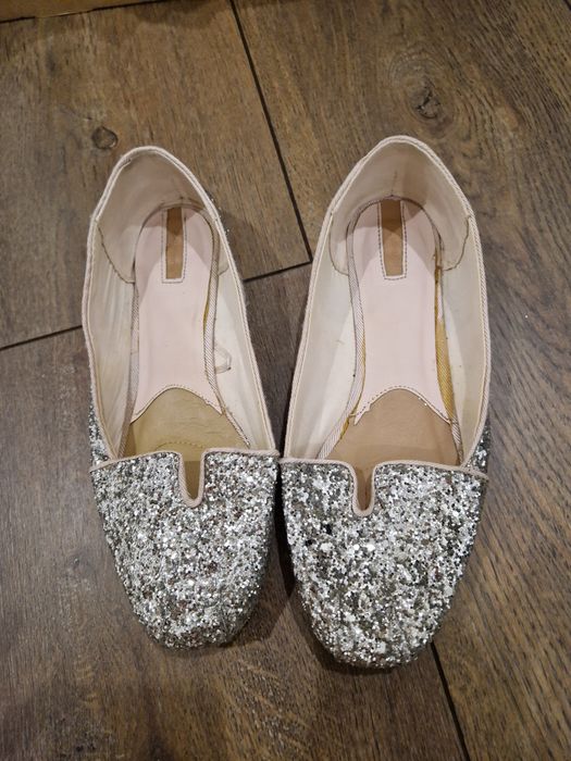 Loafers stradivarius prateados 38
