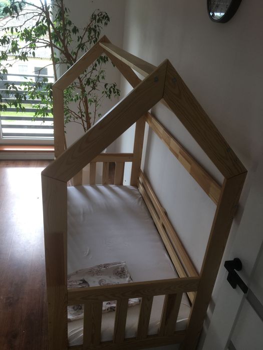 Łóżko dziecięce + materac 165x85