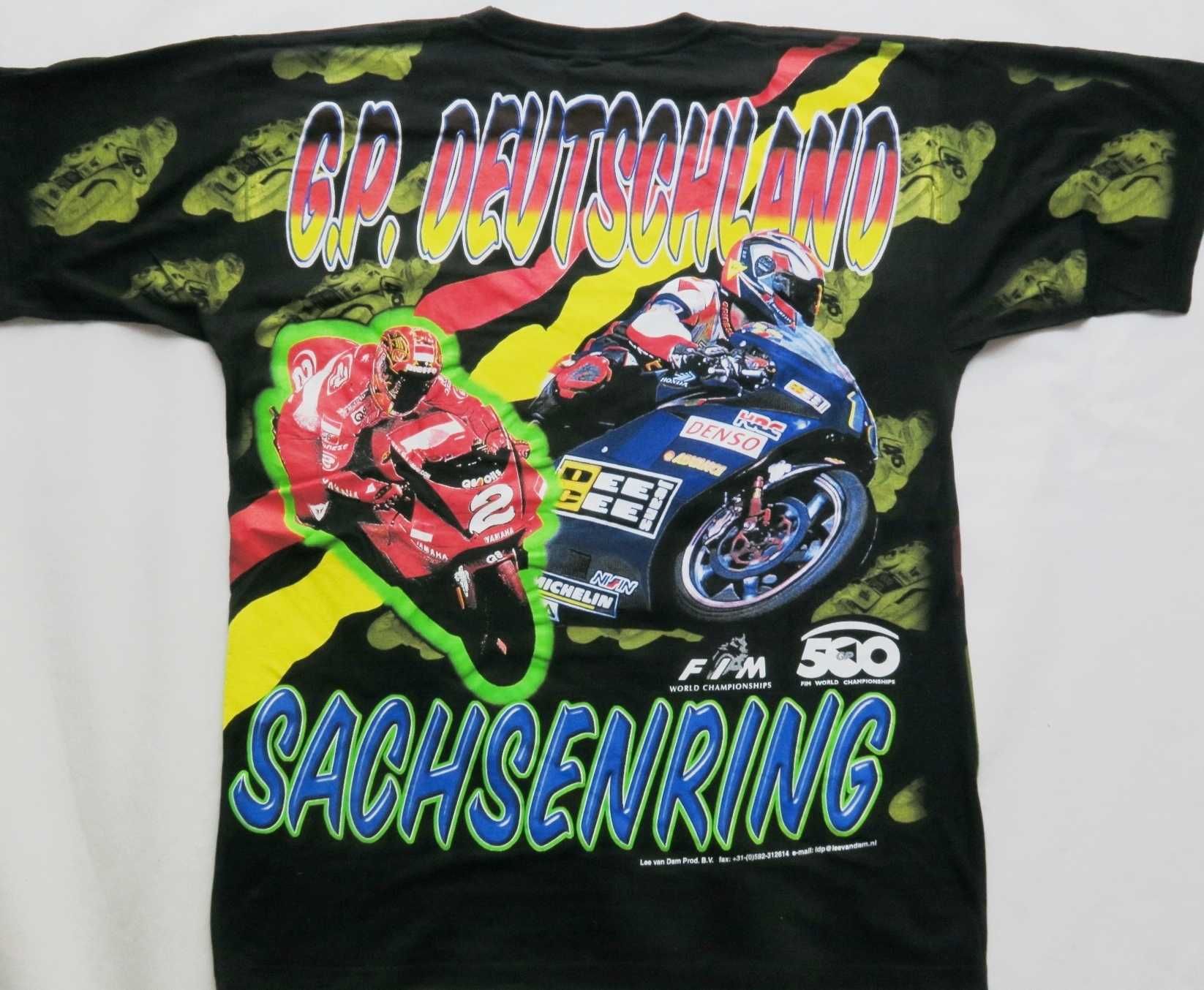 Sachsenring G.P. Deutschland koszulka racingowa t-shirt XXL