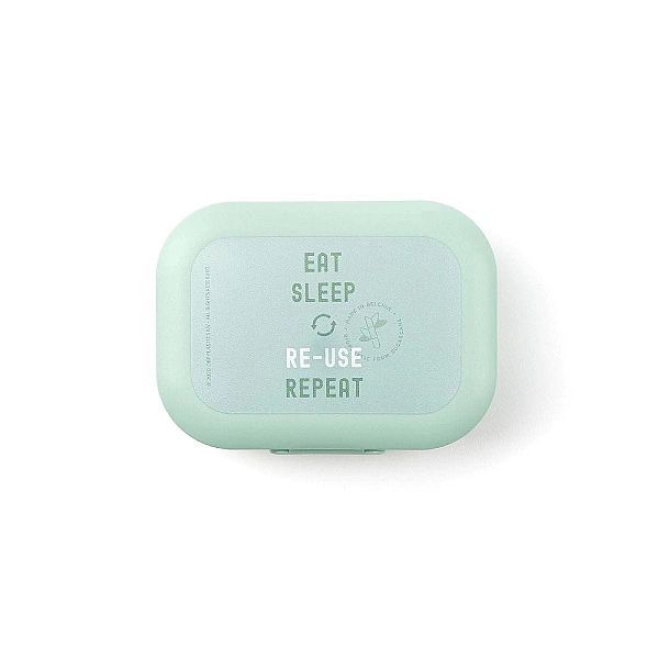 Lunchbox z klipsem 11 cm Bio miętowy / Amuse