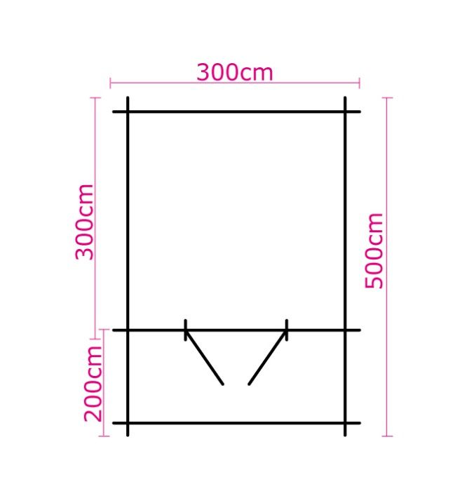 Domek Letniskowy Drewniany  3x3+2m taras 34mm RATY PROMOCJA