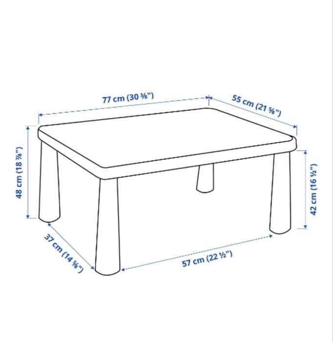 ІКЕА маммут стіл та стільчик