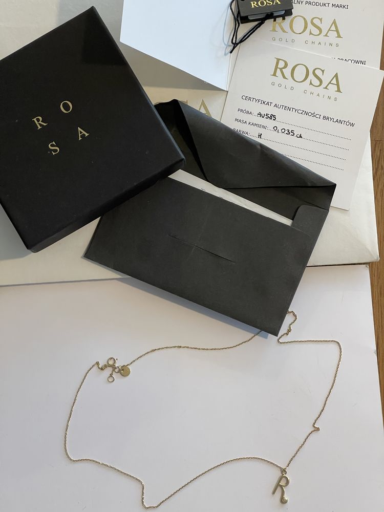 Naszynik Rosa Chains złoto/ diament