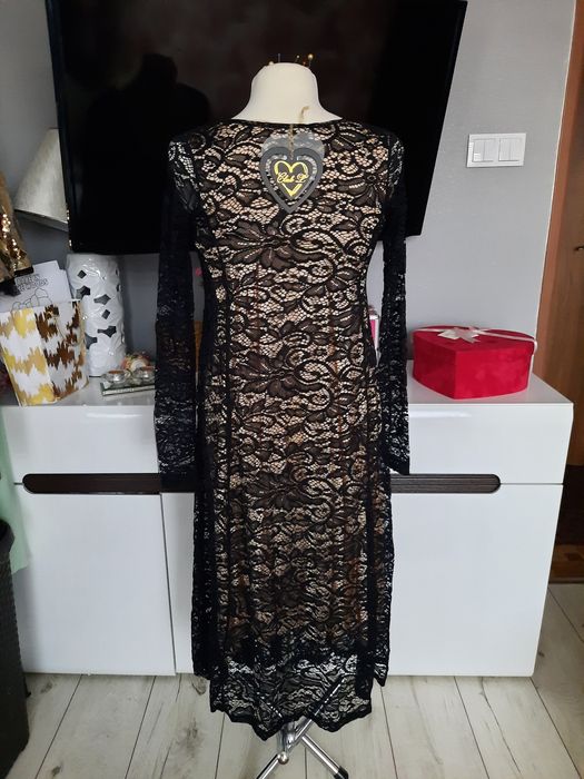 Nowa elegancka sukienka ciążowa koronkowa S, święta, wizytowa