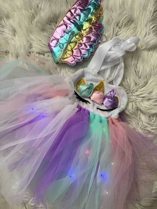 Przebranie suknia jednorożca