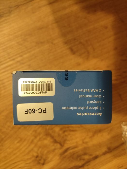 Pulsoksymetr napalcowy Wellue PC-60F