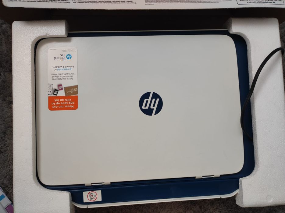 Impressora HP DeskJet 2821E(Multifunções - Jato de Tinta - Wi-Fi - Ins