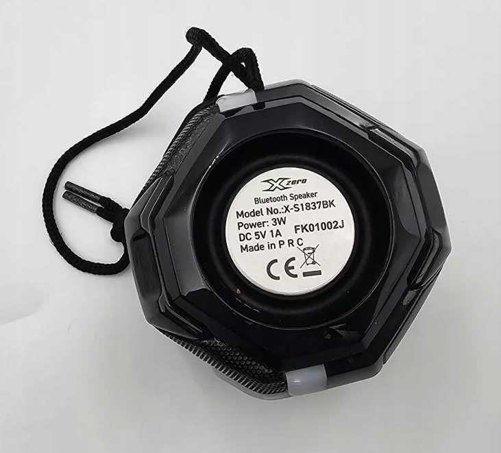 Głośnik przenośny X-Zero Speaker X-S1837BK.