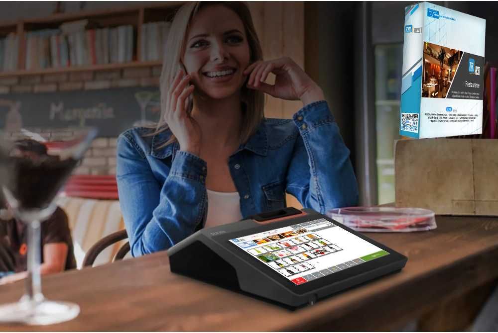 Pos Sunmi Novo Registadora Com Software Certificado QR code