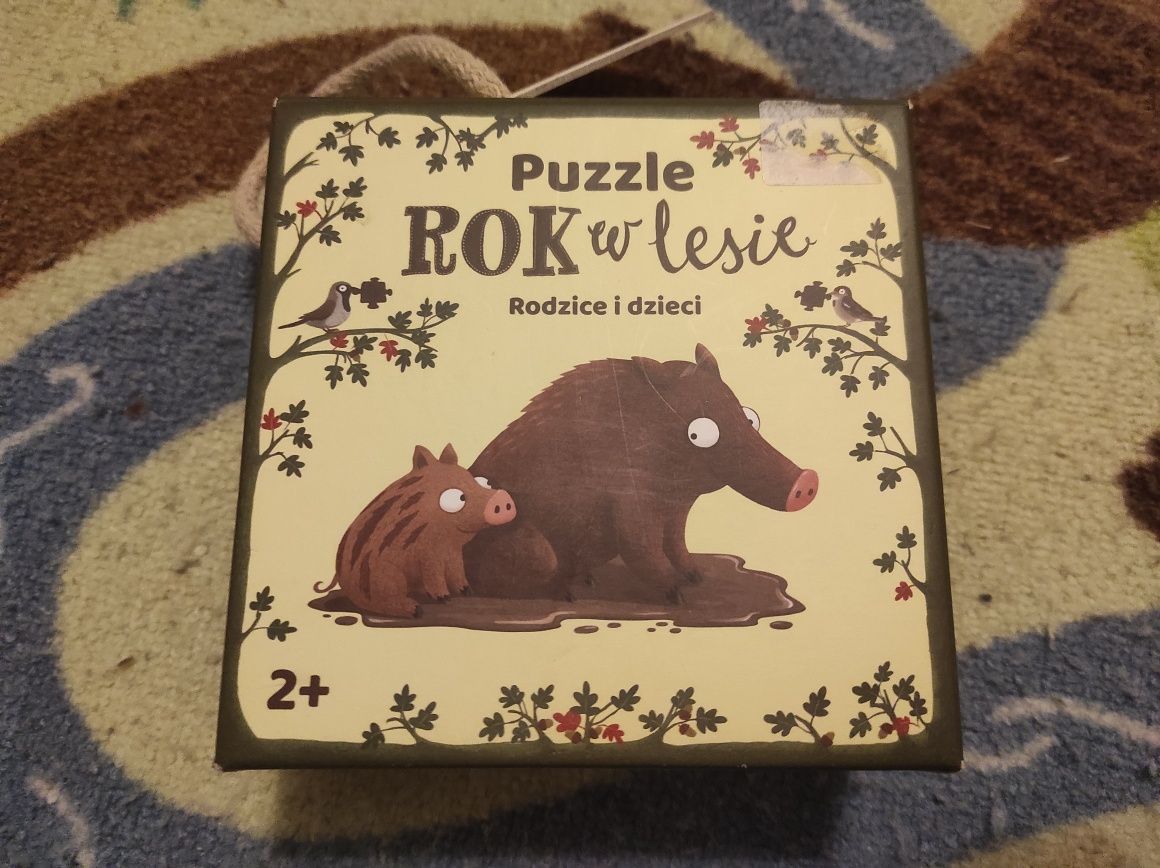 Puzzle Rok w lesie 2+