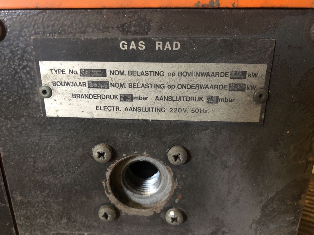 Palnik gazowy automatyczny propan-butan promiennika- pieca