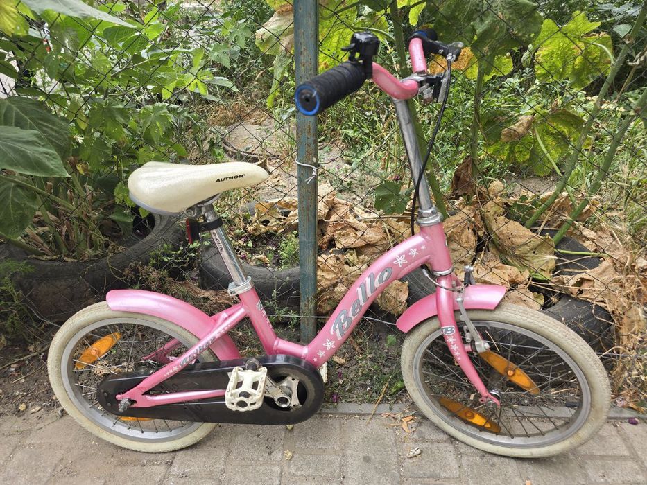 велосипед  детский для девочки алюминиевый