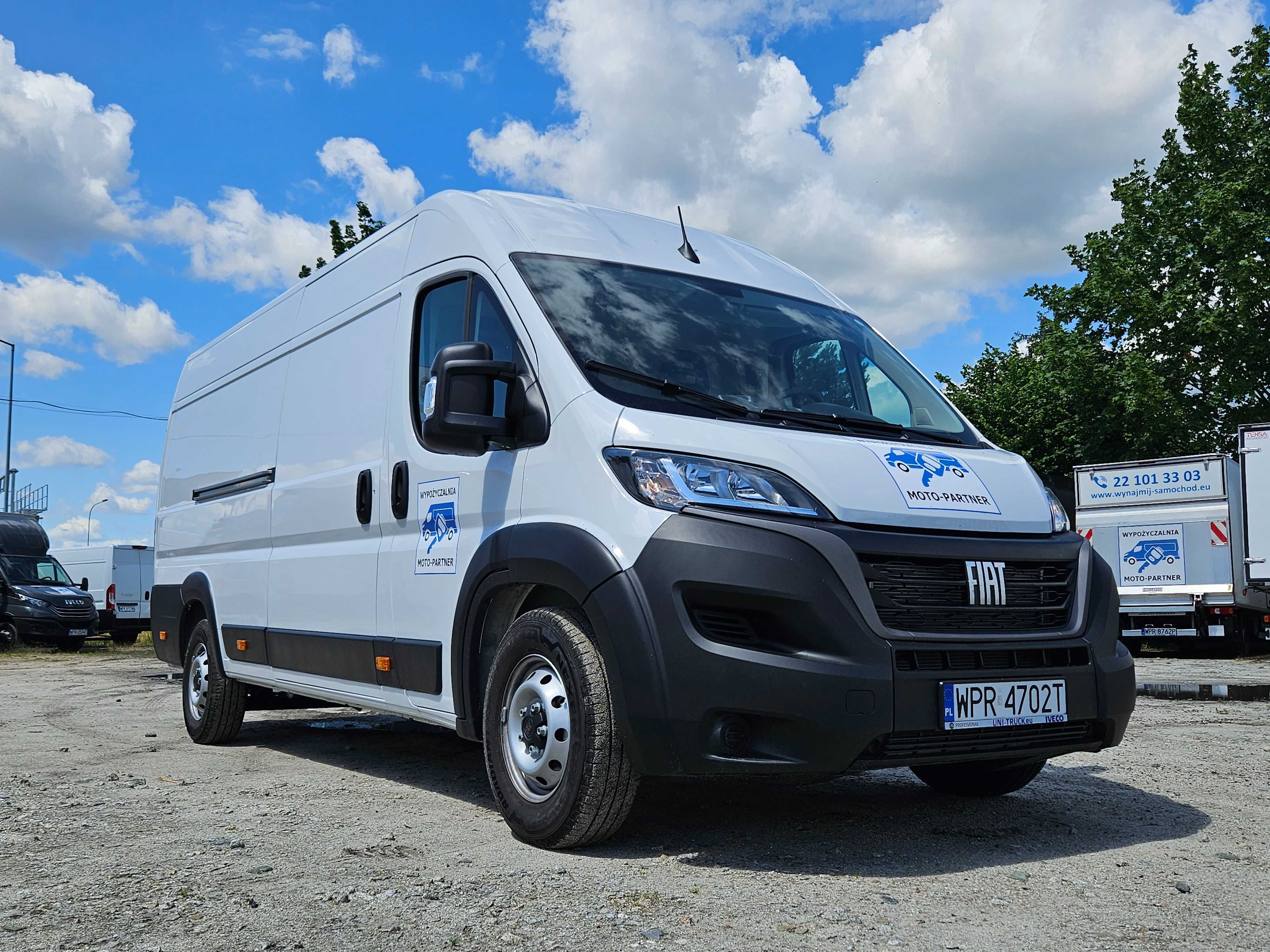 Wynajem Fiat Ducato L4H2 / L3H2 Furgon/Blaszak/Bus/Dostawczy 5/6EP