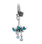Charms Do Pandora Zawieszka Kwiat Dzwonek Orchidea Lotos