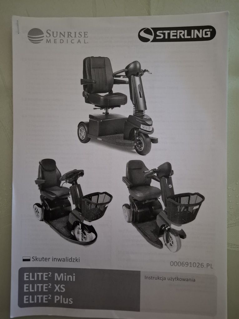 Skuter Inwalidzki ELITE XS