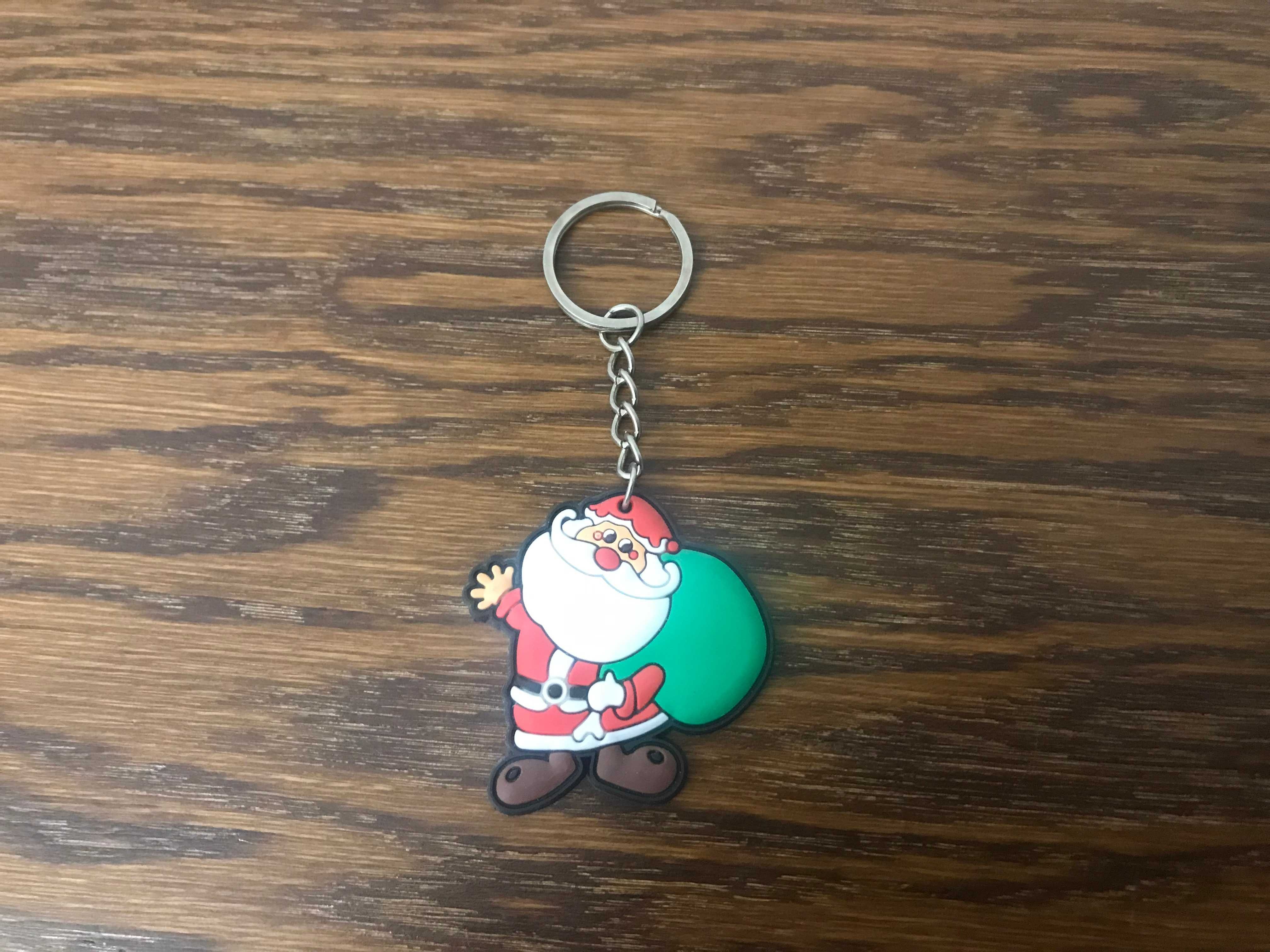 Święty Mikołaj breloczek brelok do kluczy