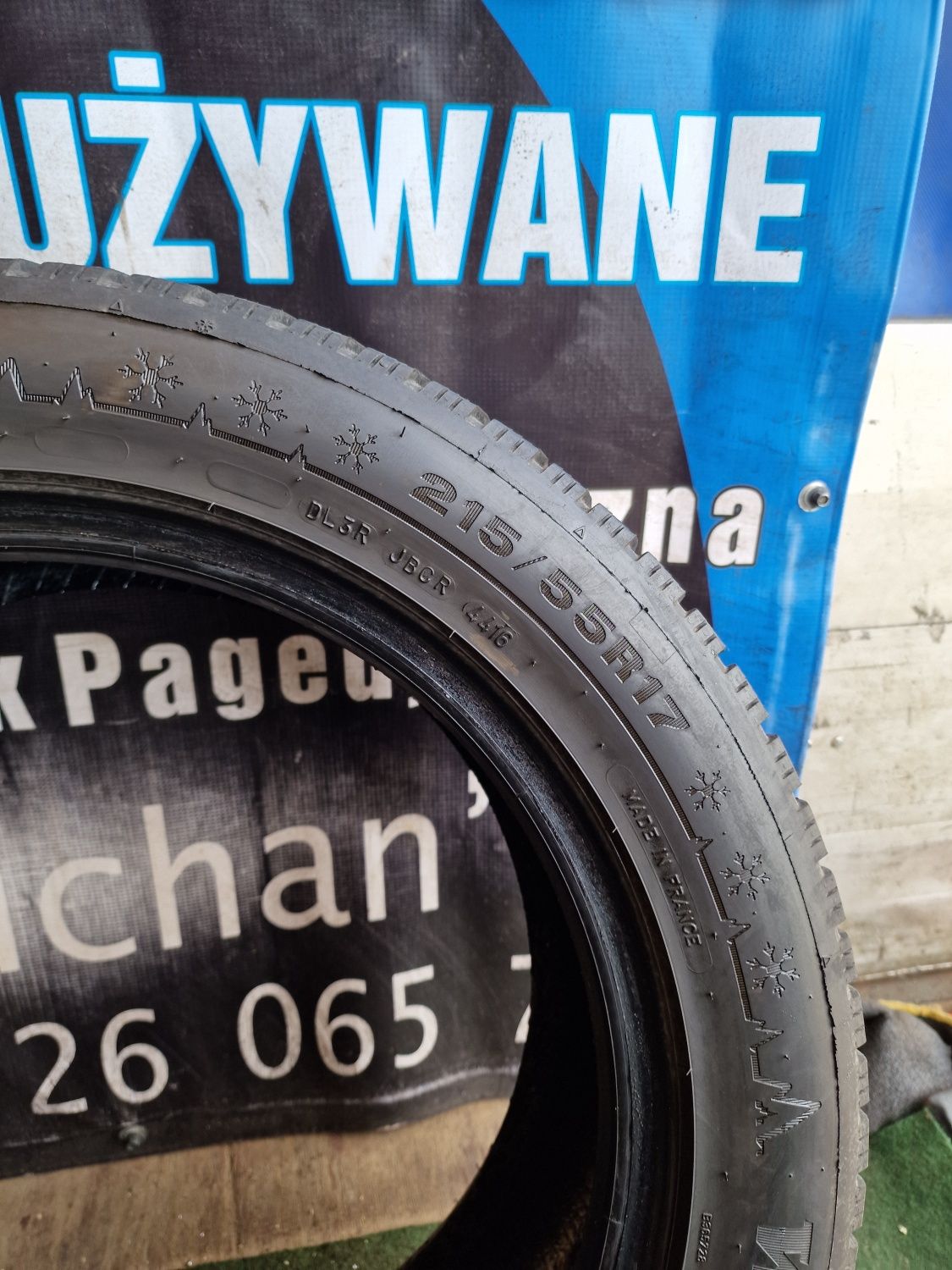 Opony zimowe 215/55/17  Dunlop Para