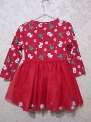 Новогоднее нарядное платье F & F на 2,5-3,5 года