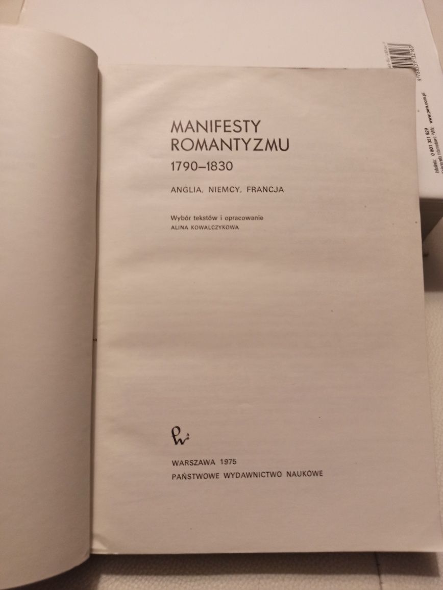 Manifesty romantyzmu