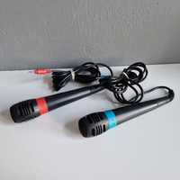 Dwa mikrofony do PS3 Singstar bez odbiornika