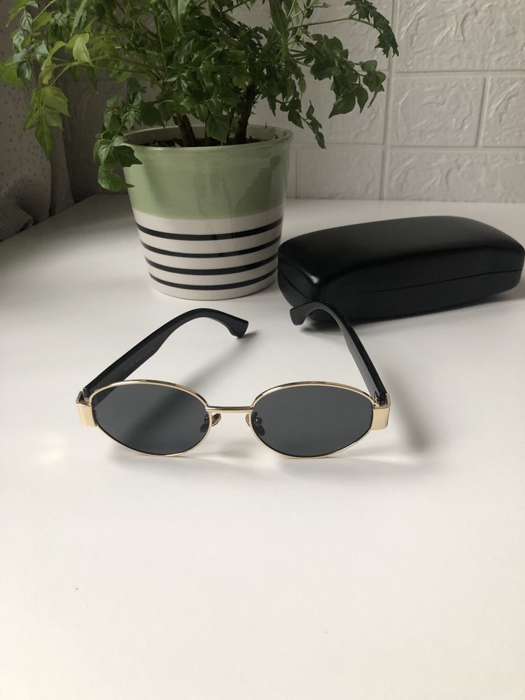 Okulary przeciwsolcowe w stylu Celine