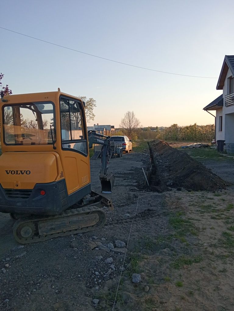 Usługi minikopaka / wynajem Minikoparki