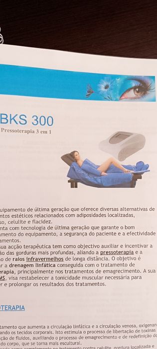 Manual de pressoterapia com Electroestimulação