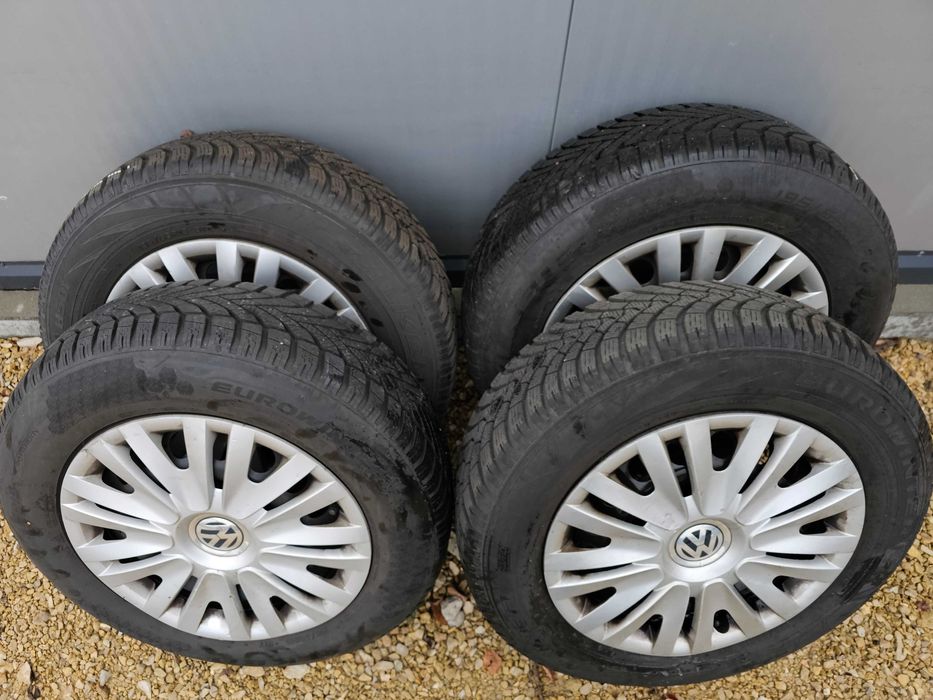 Kola zimowe 15 5x112 Vw golf 6 7 opony zimowe 195/65/15