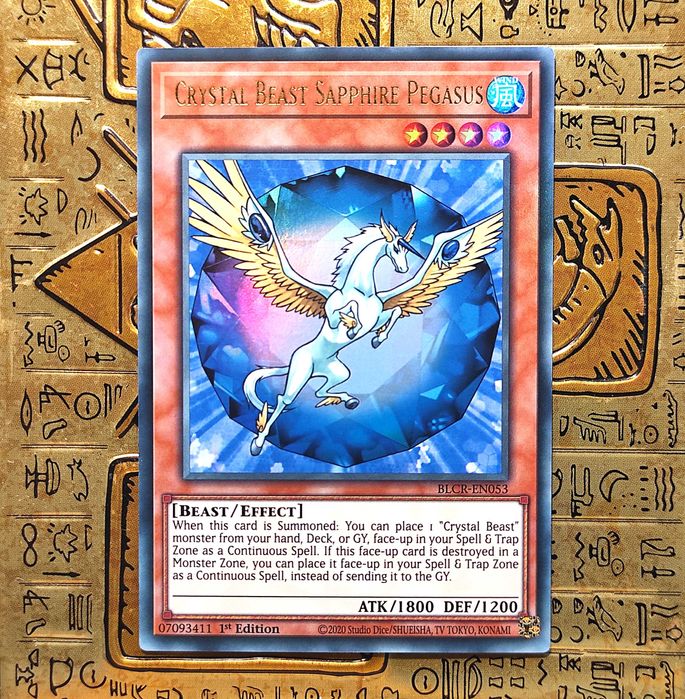 Crystal Beast Sapphire Pegasus Yugioh