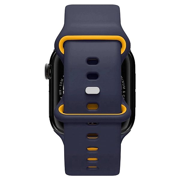 Pasek Spigen Nano Pop na Apple Watch 40 / 41 / 42 mm - granatowo-pomar