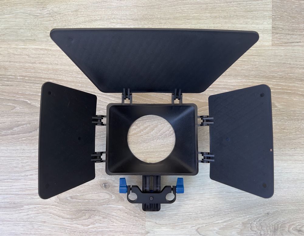 Matte box DSLR cinema rig