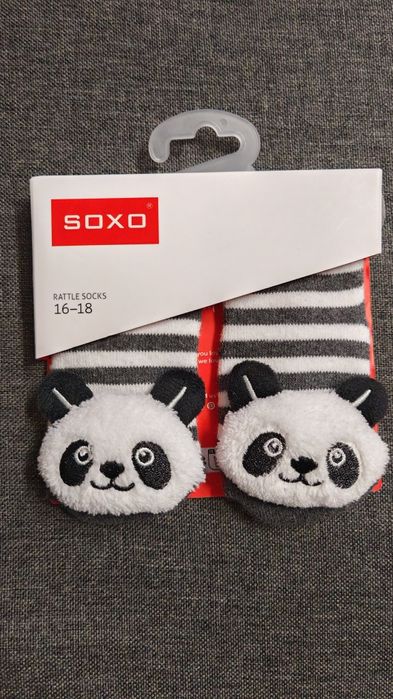 Skarpetki Soxo z grzechotkami