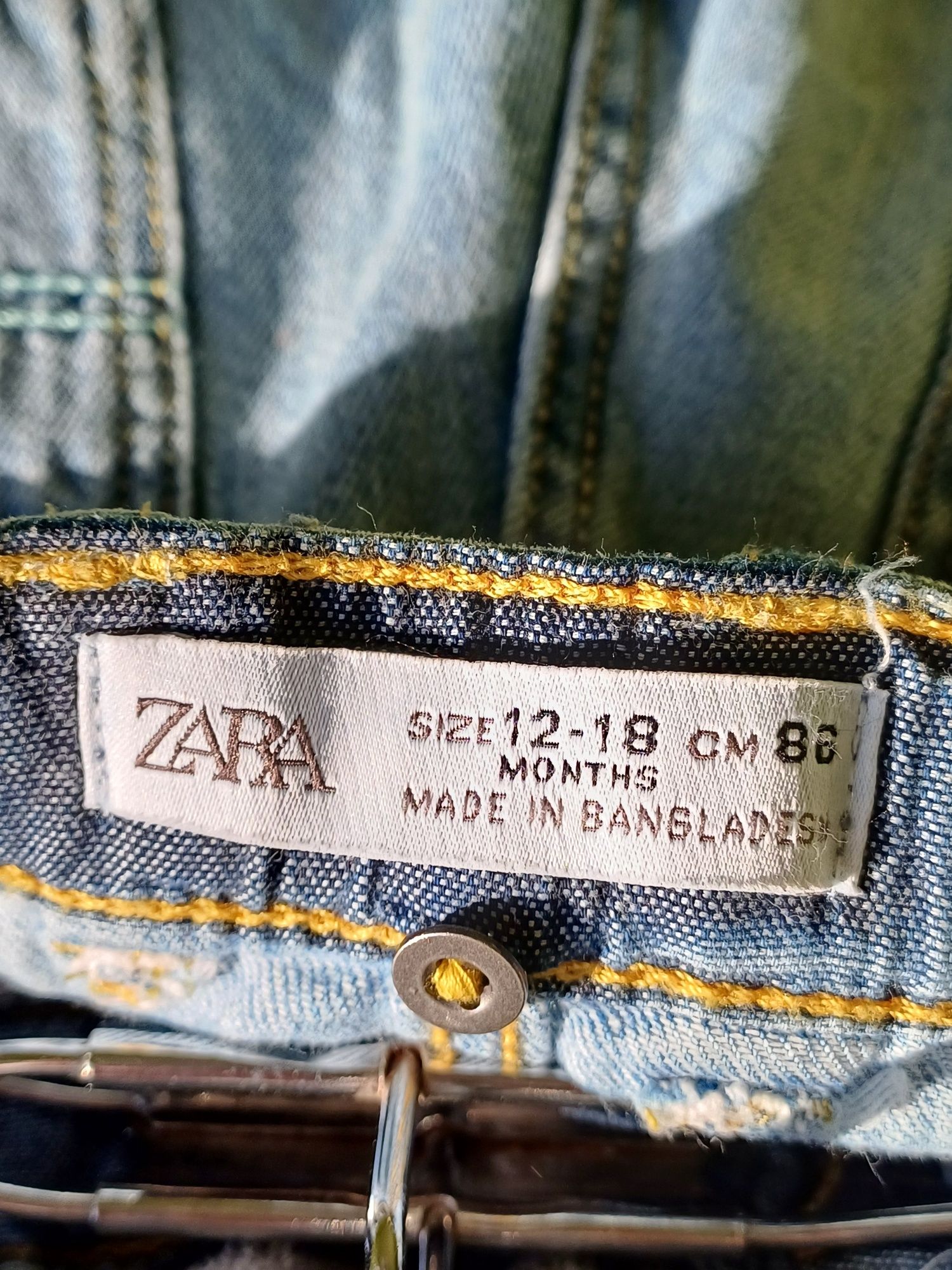 Szorty krótkie spodenki Zara r.86 prawie nowe