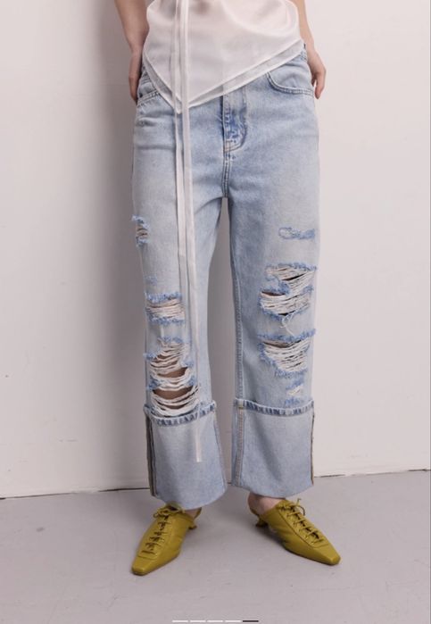 Джинси Bazhane BOYISH RIPPED
