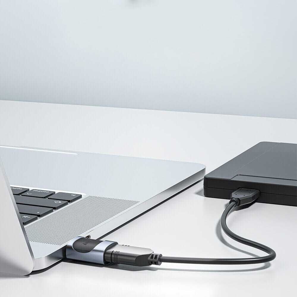 Komplet 3 szt. Przejściówek - Adapterów Essager: USB-C USB-A Micro-USB